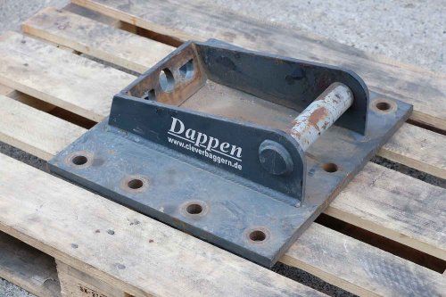 Dappen Werkzeug- und Maschinenbau | Products Dappen adapter plate Lehnhoff MS03 | blue Dappen adapter plate Lehnhoff