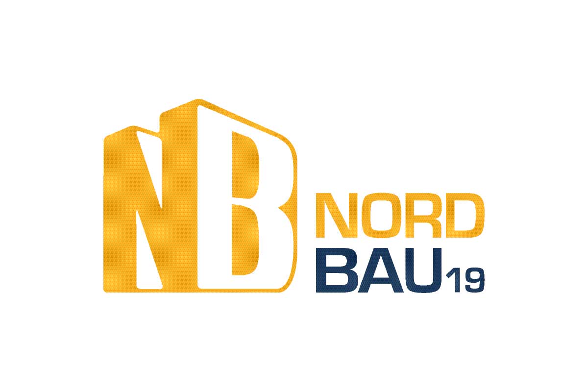 Dappen | Nordbau 2019 Logo | Logo in gelb blau